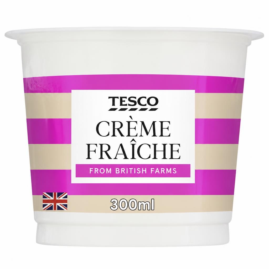 Tesco British Creme Fraiche 300Ml