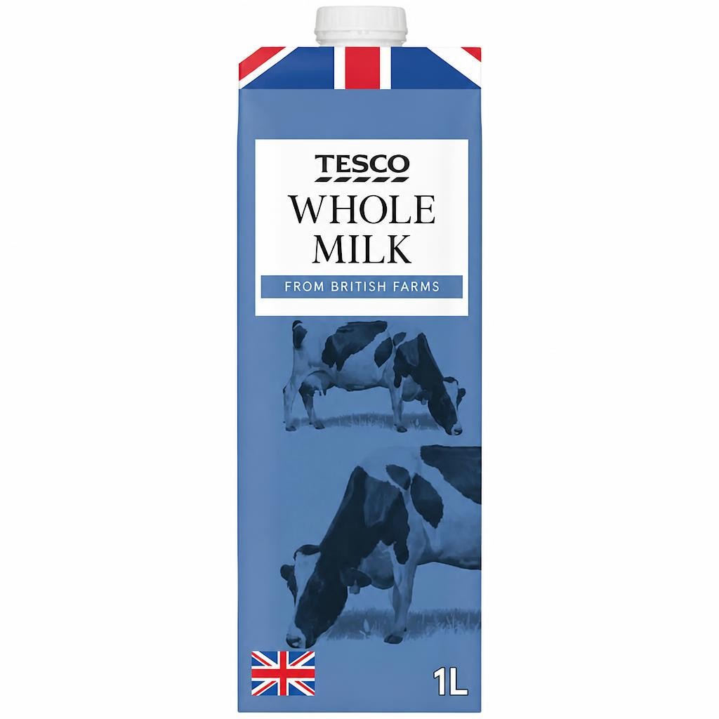 Tesco British Whole Milk Longlife Uht 1 Litre