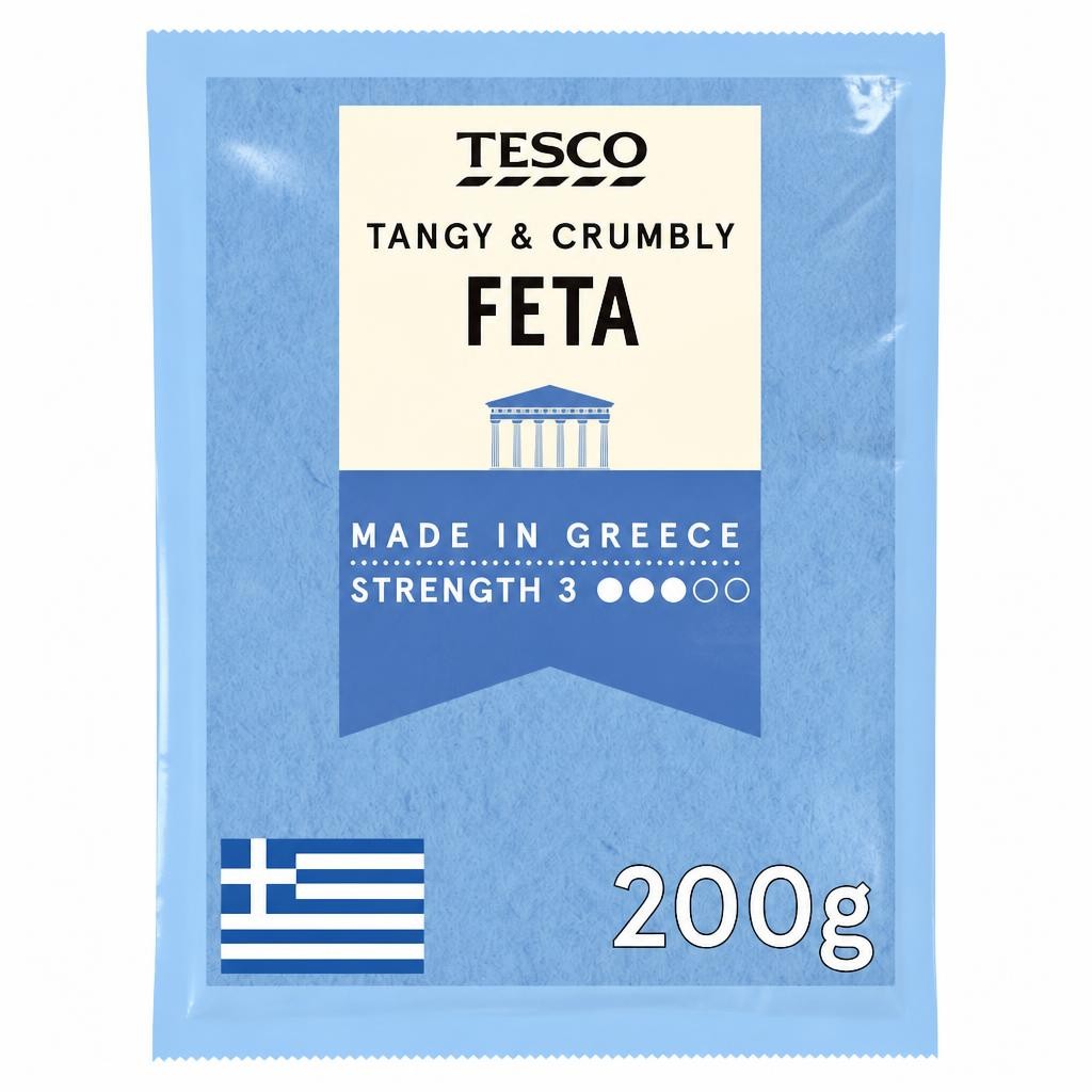 Tesco Greek Feta Cheese 200 G