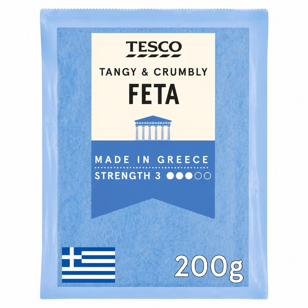 Tesco Greek Feta Cheese 200 G