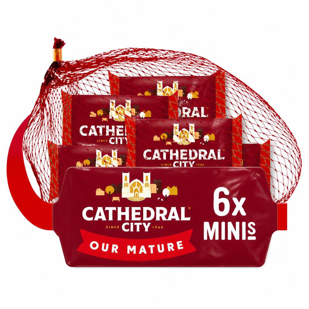 Cathedral City Minis Mature Cheddar Cheese 6x20g
