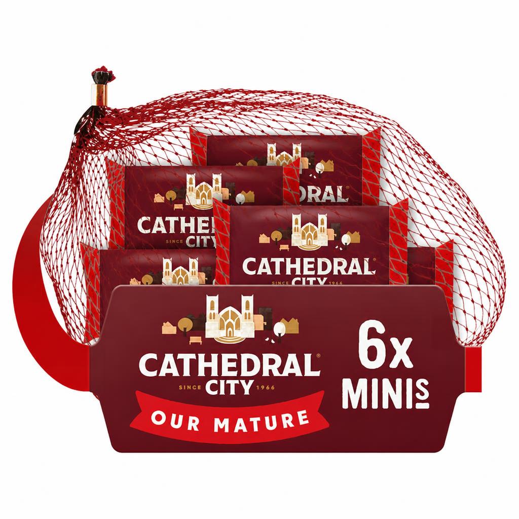 Cathedral City Minis Mature Cheddar Cheese 6x20g