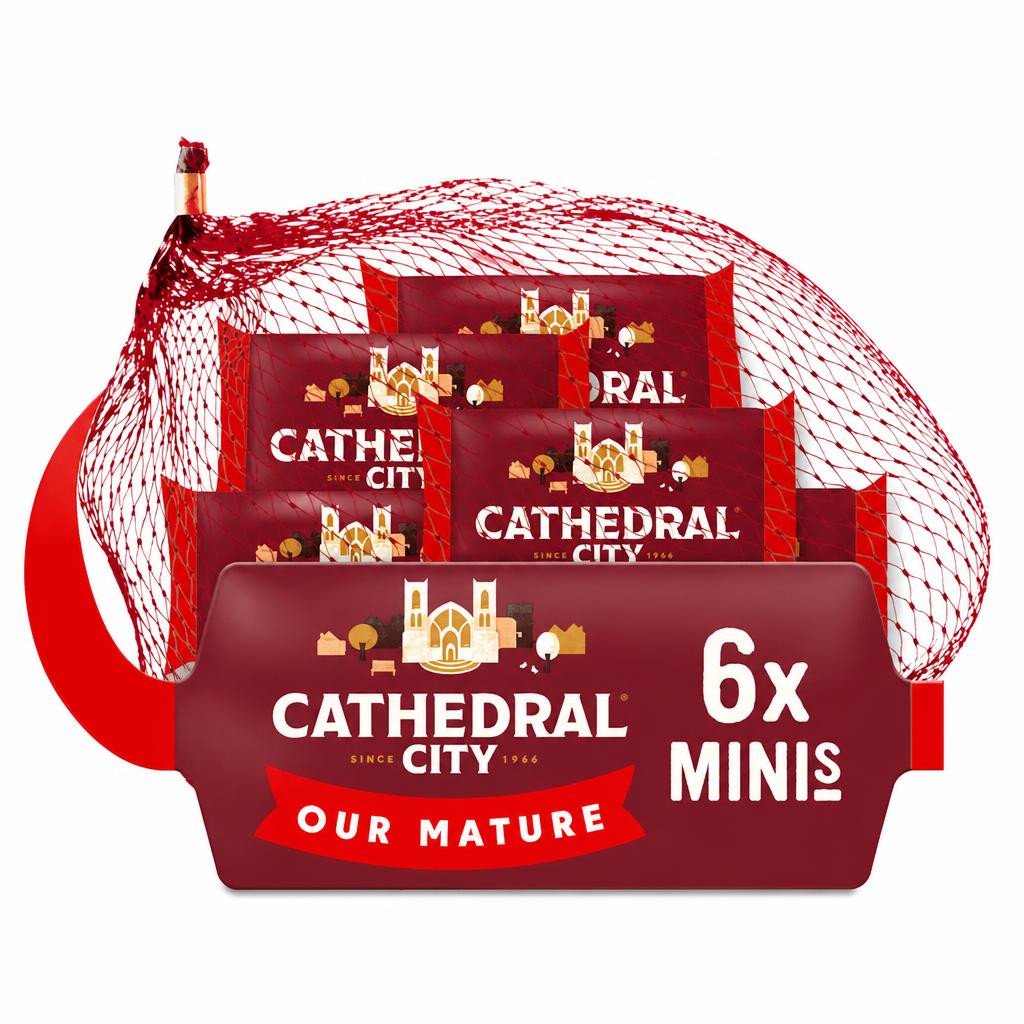 Cathedral City Minis Mature Cheddar Cheese 6x20g