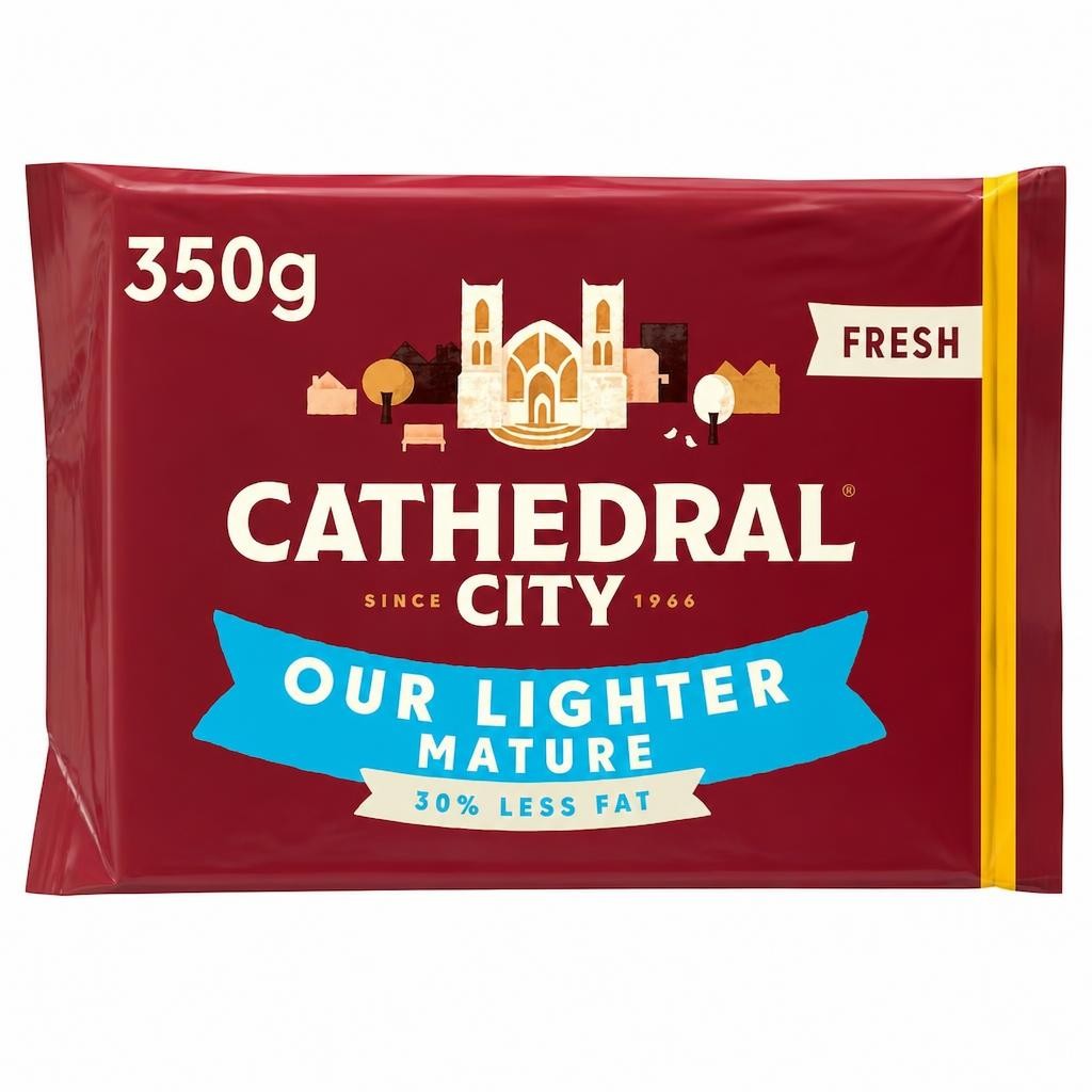Cathedral City Lighter Mature Cheddar Cheese 350 G