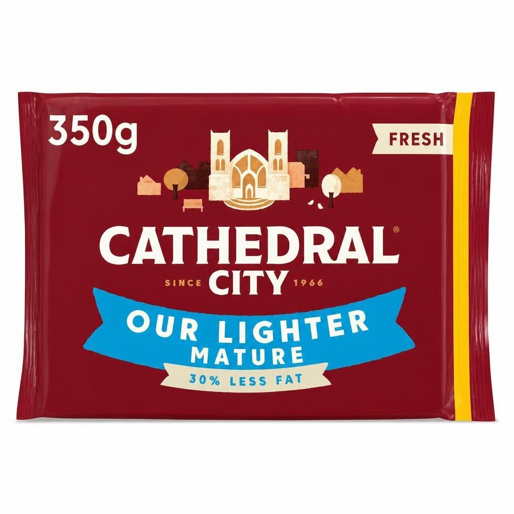 Cathedral City Lighter Mature Cheddar Cheese 350 G