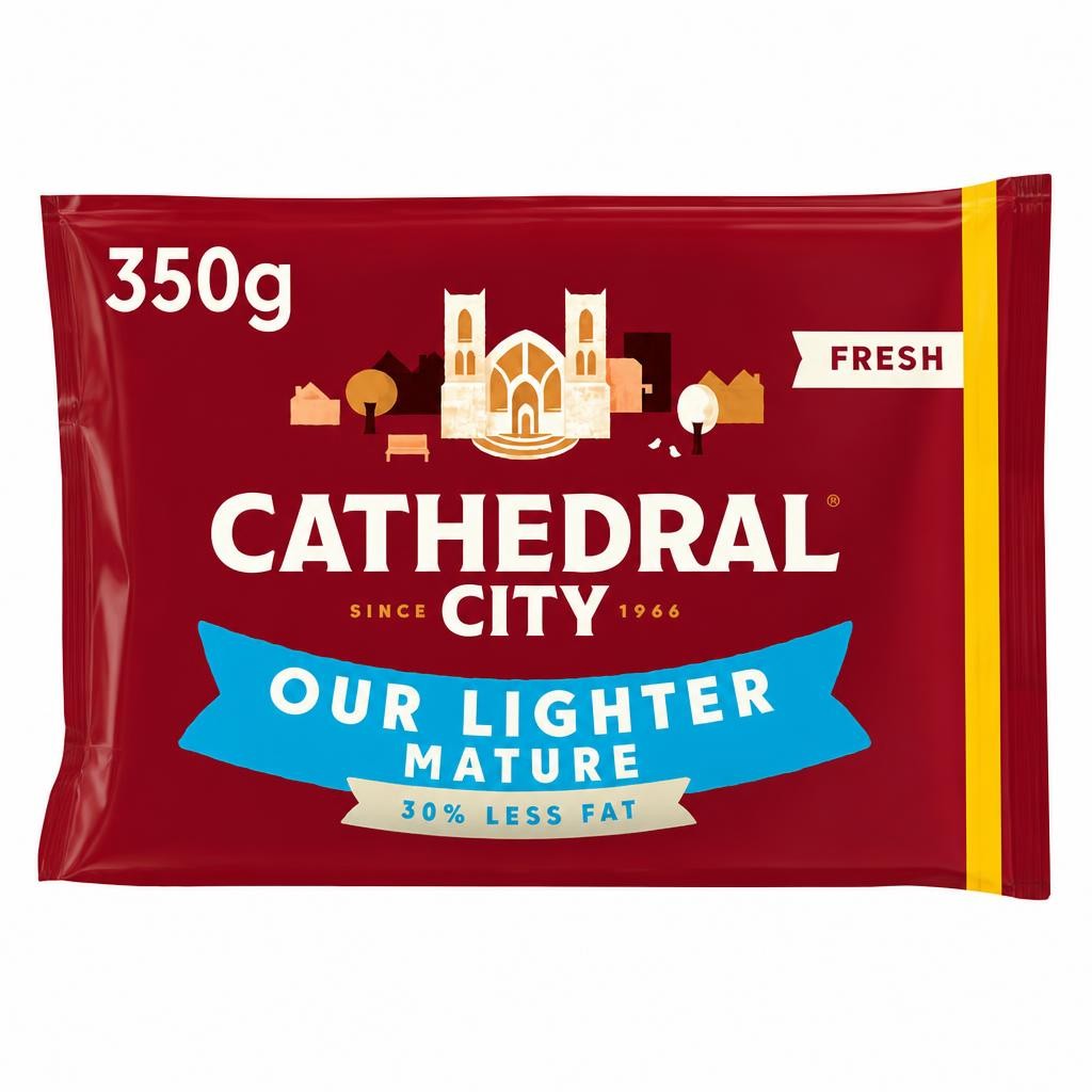 Cathedral City Lighter Mature Cheddar Cheese 350 G