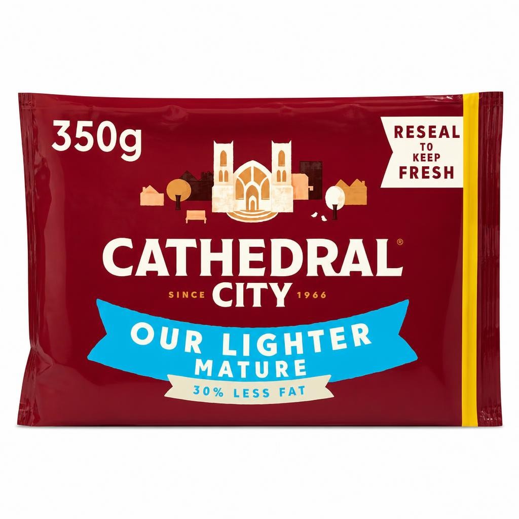 Cathedral City Lighter Mature Cheddar Cheese 350 G