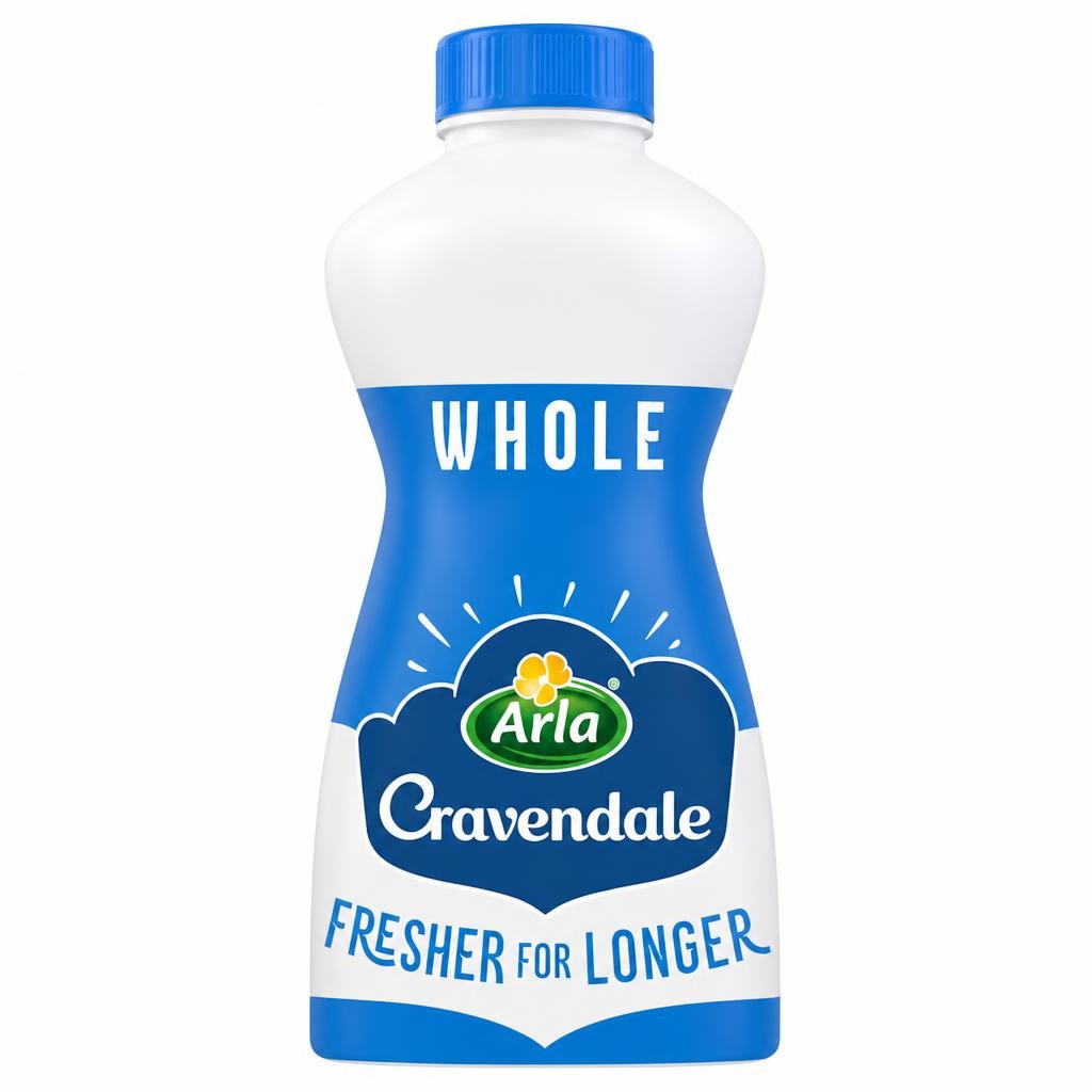 Cravendale Filtered Fresh Whole Milk 1L Fresher for Longer