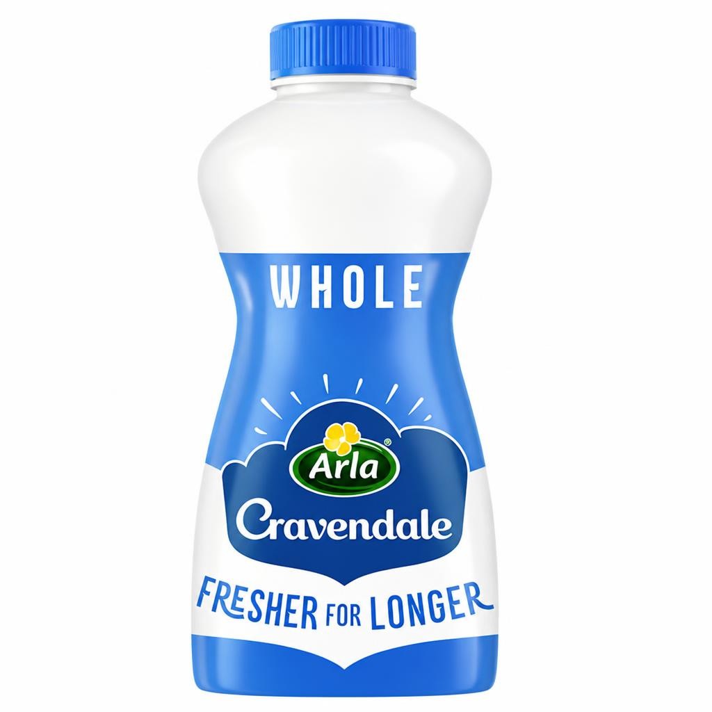 Cravendale Filtered Fresh Whole Milk 1L Fresher for Longer
