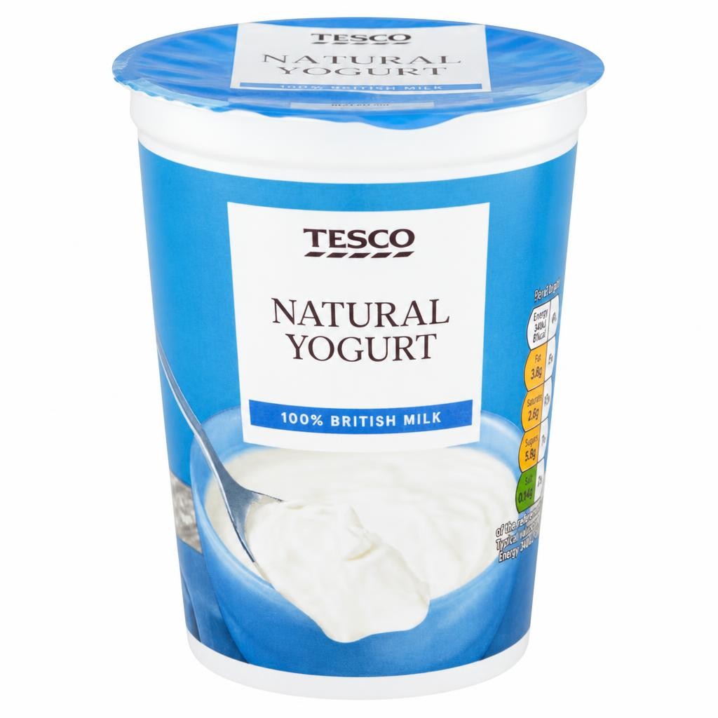 Tesco Natural Yogurt 500G