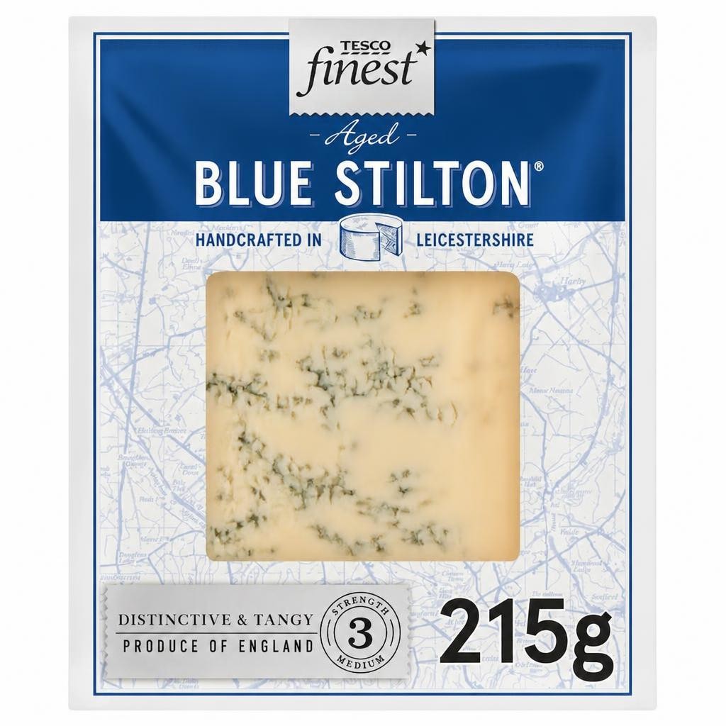 Tesco Finest Aged Blue Stilton 215G