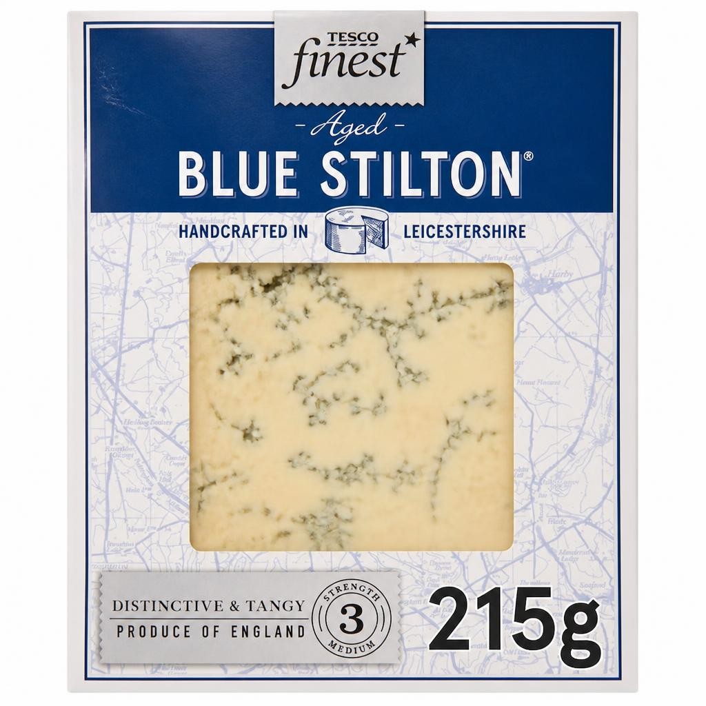 Tesco Finest Aged Blue Stilton 215G