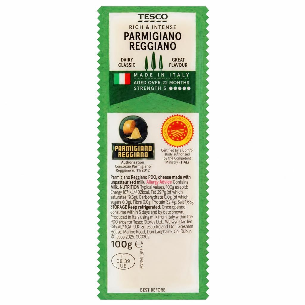 Tesco Parmigiano Reggiano 100G