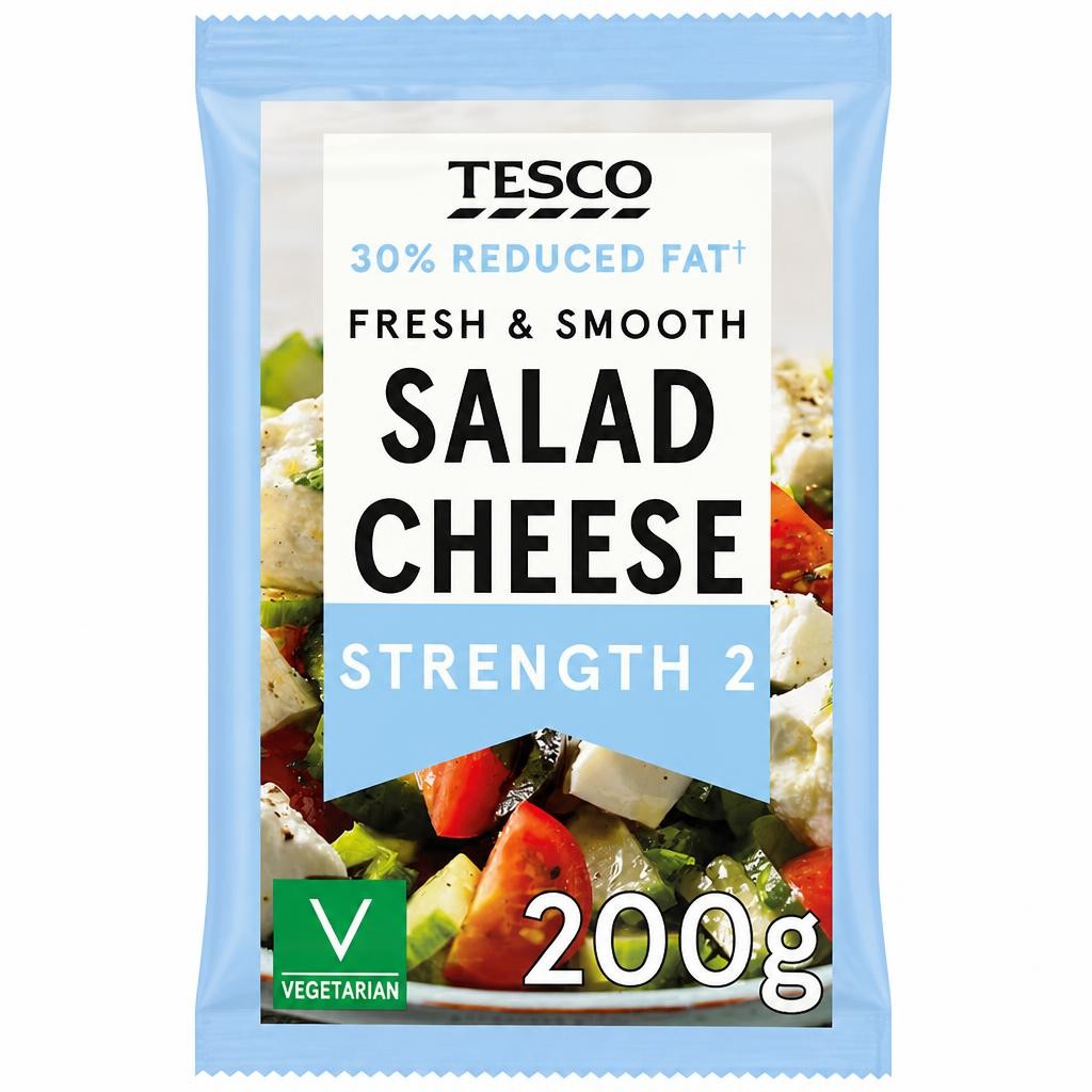 Tesco Reduced Fat Salad Cheese 200G