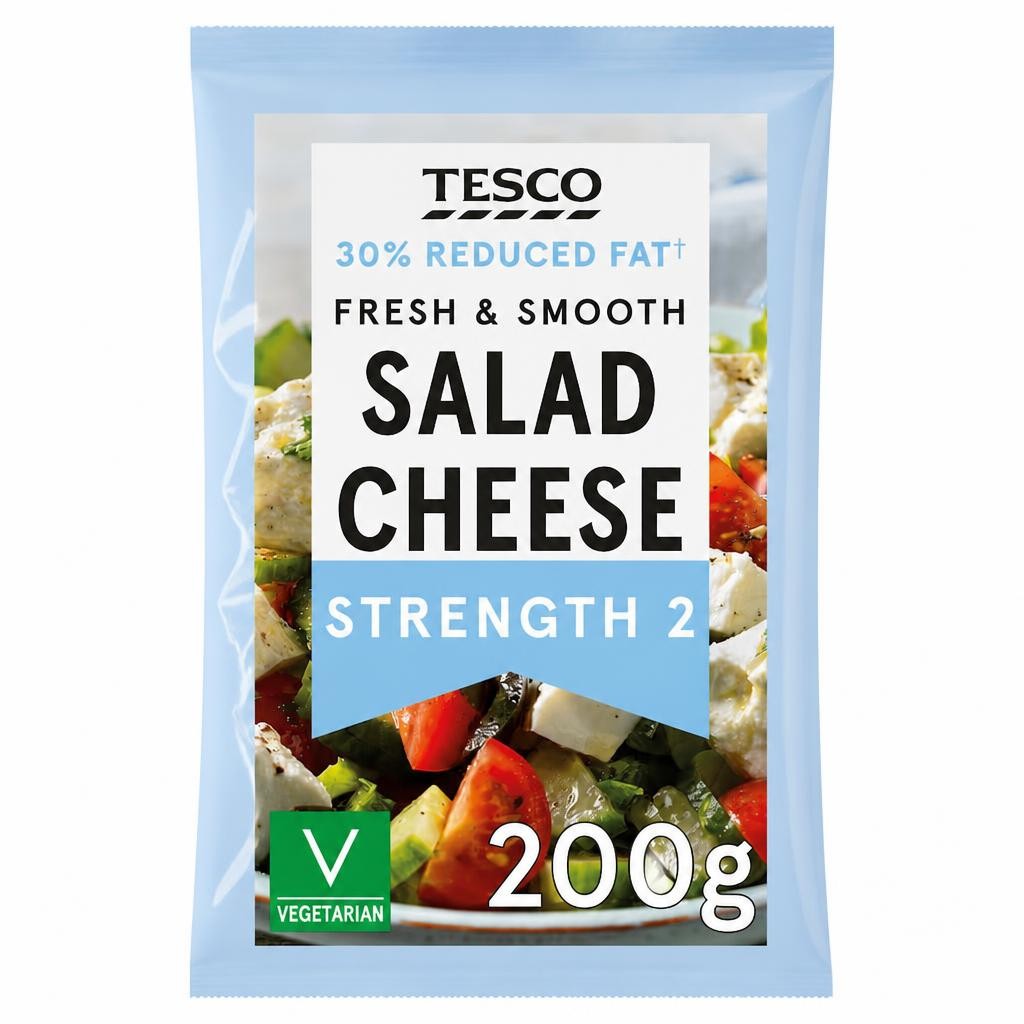 Tesco Reduced Fat Salad Cheese 200G