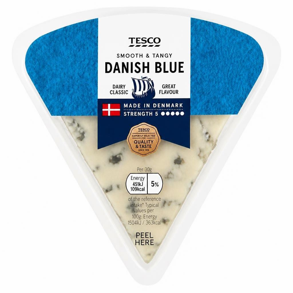 Tesco Danish Blue Cheese 150 G