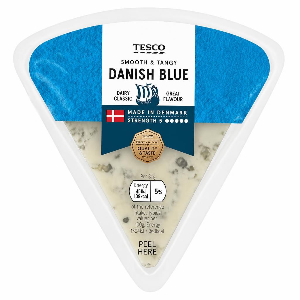 Tesco Danish Blue Cheese 150 G