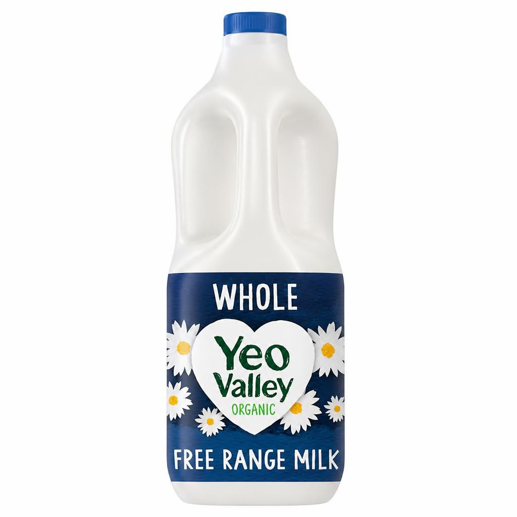 Yeo Valley Organic Fresh Whole Milk 2L