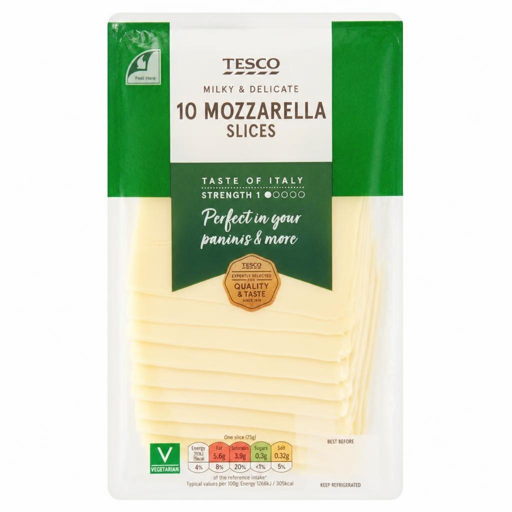 Tesco Mozzarella Slices 250G