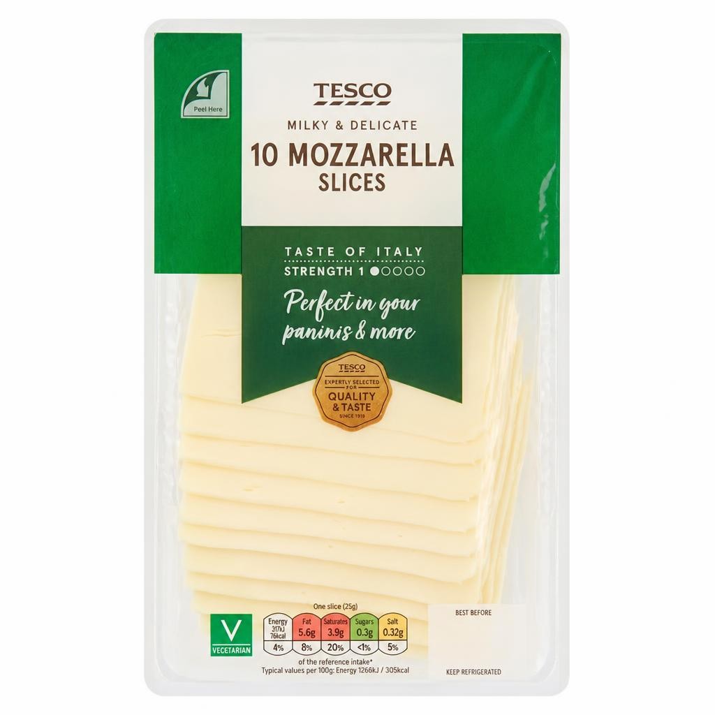 Tesco Mozzarella Slices 250G