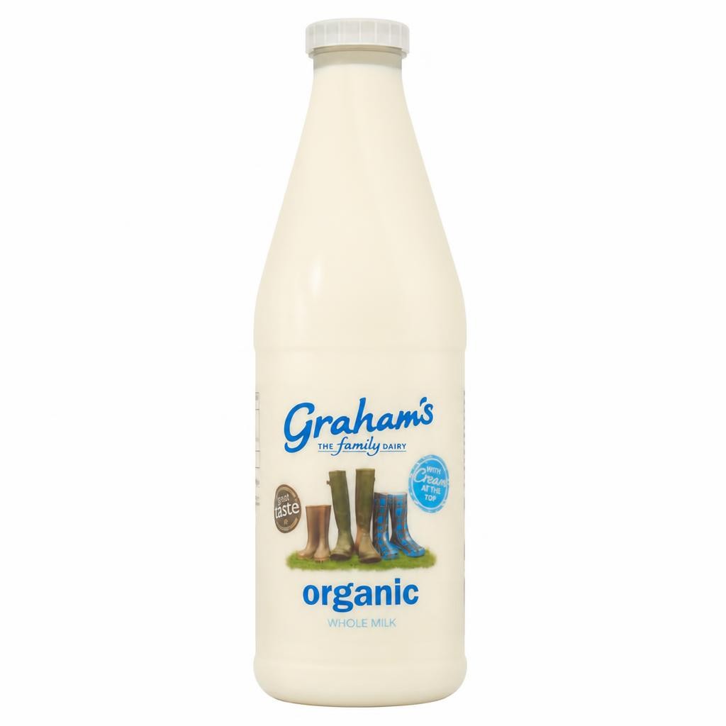 Graham's Organic Whole Milk 1L