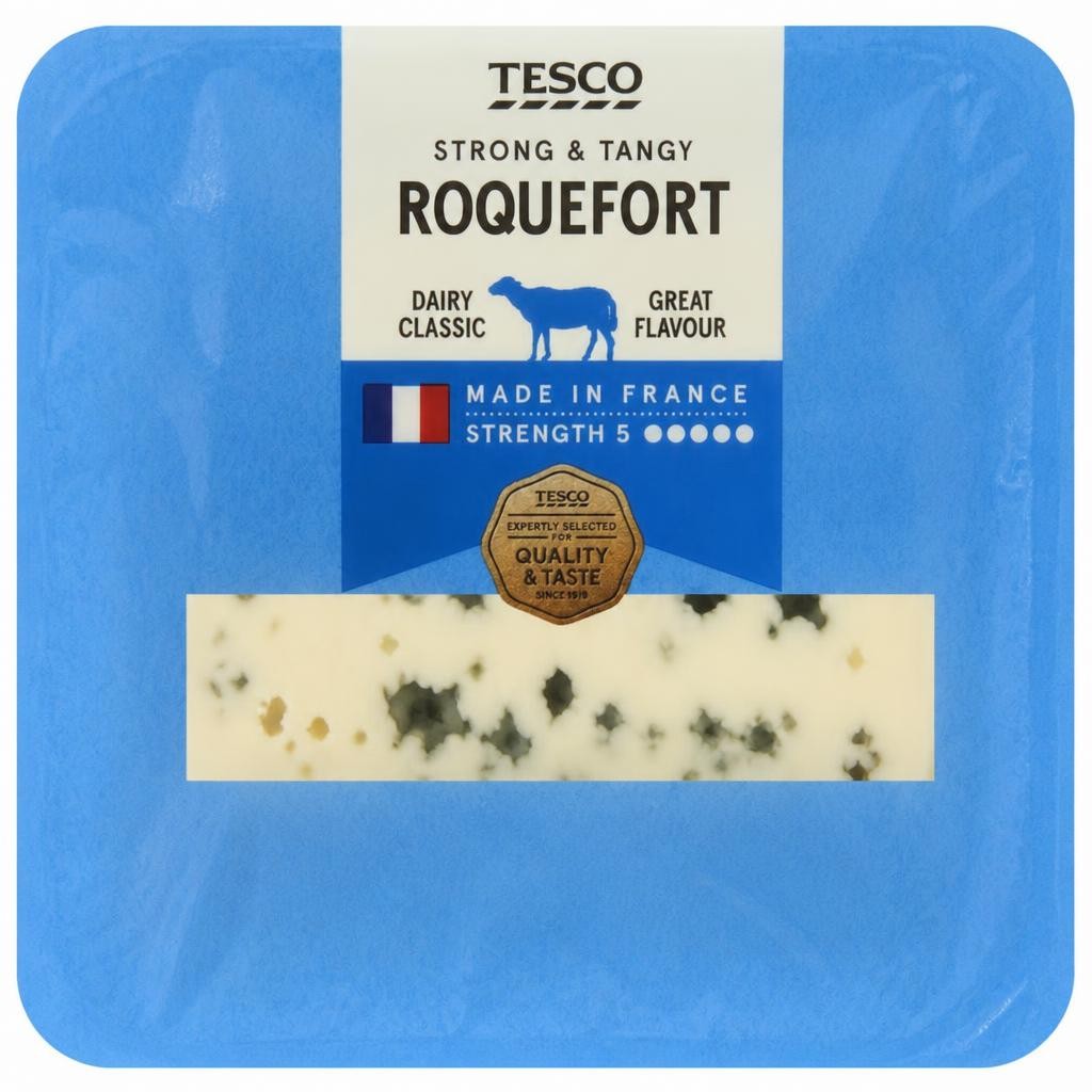 Tesco Roquefort Cheese 100 G