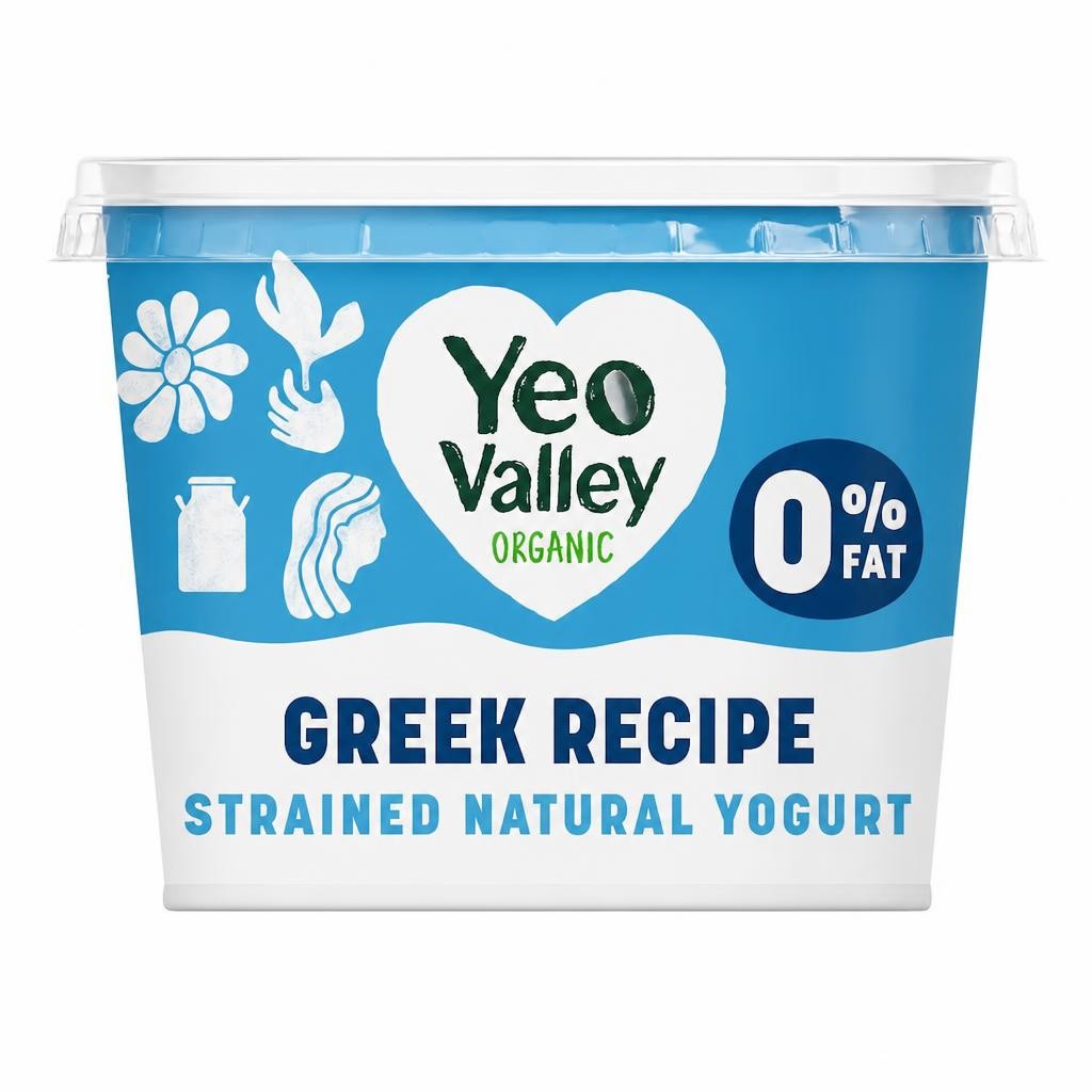 Yeo Valley Organic 0% Greek Recipe Yogurt 450g