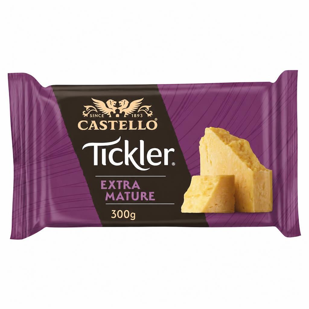 Castello Tickler Extra Mature Cheddar Cheese 300g