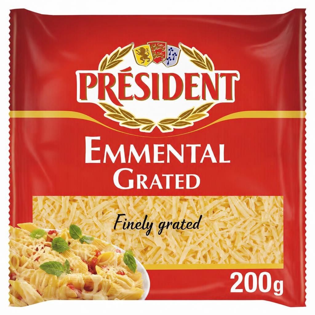 Président Grated Emmental Cheese 200g