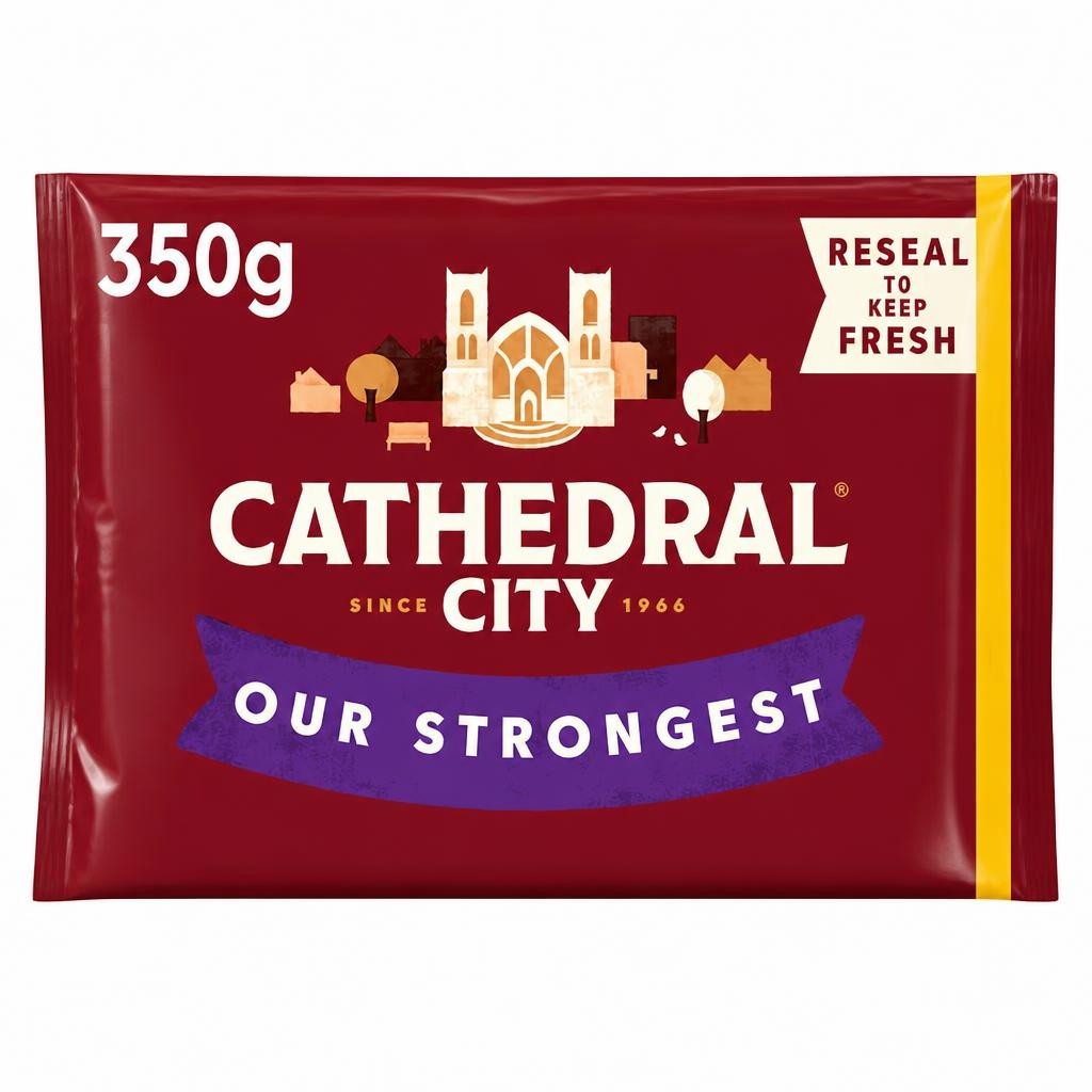 Cathedral City Vintage Our Strongest Cheddar Cheese 350G