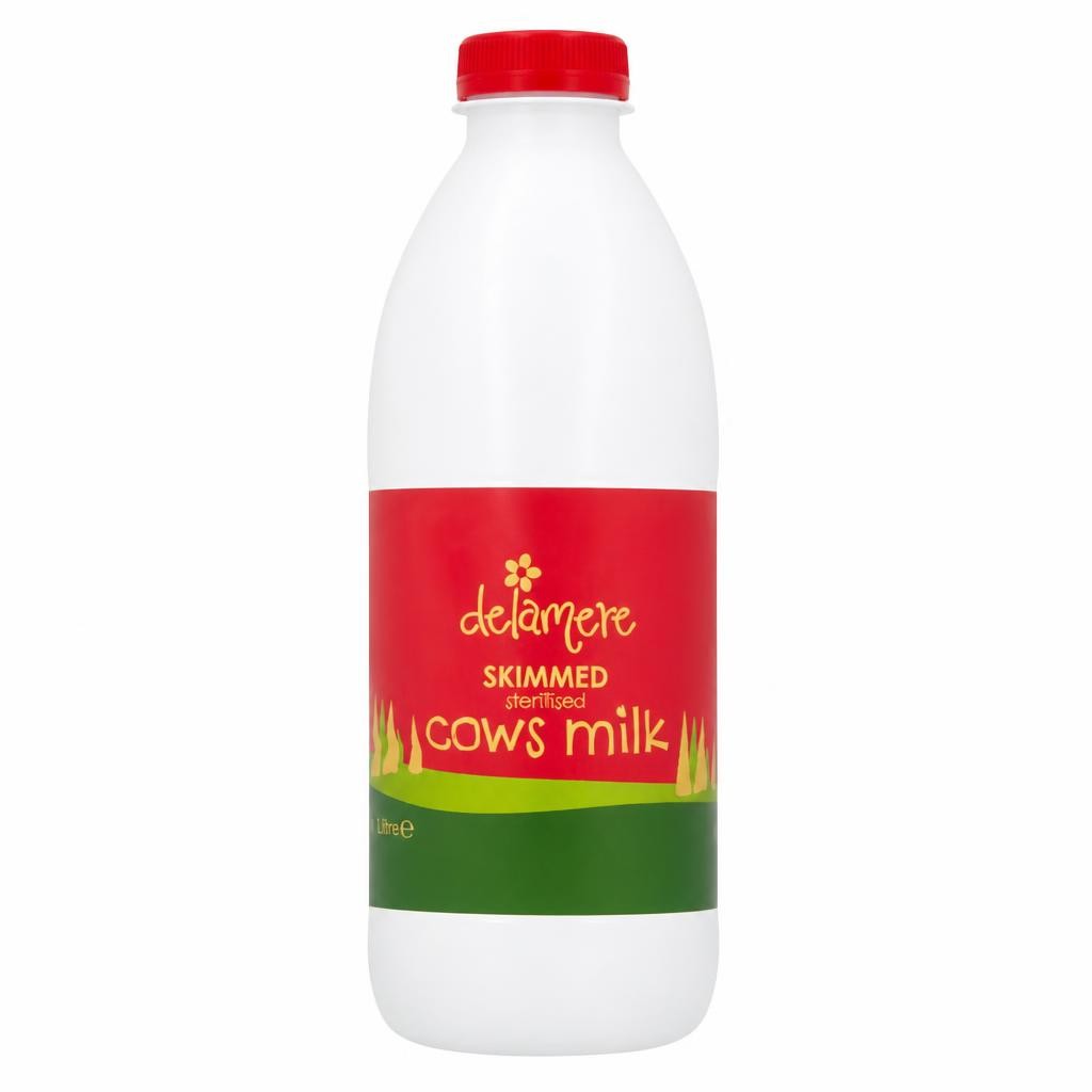 Delamere Skimmed Sterilised Milk 1 Litre