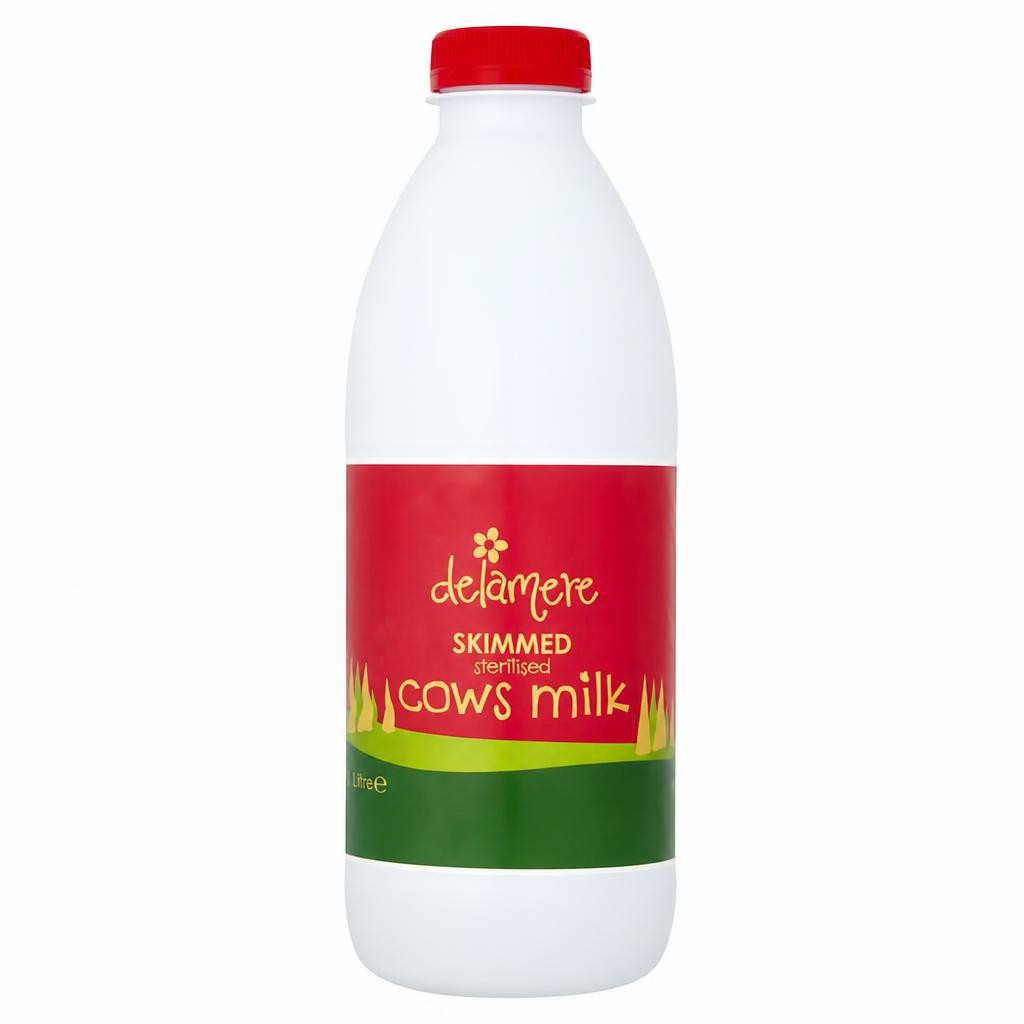 Delamere Skimmed Sterilised Milk 1 Litre