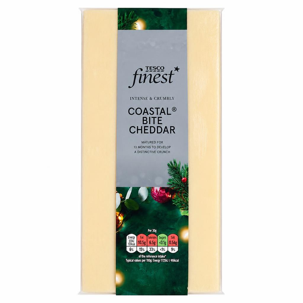 Tesco Finest Coastal Bite Cheddar 500G