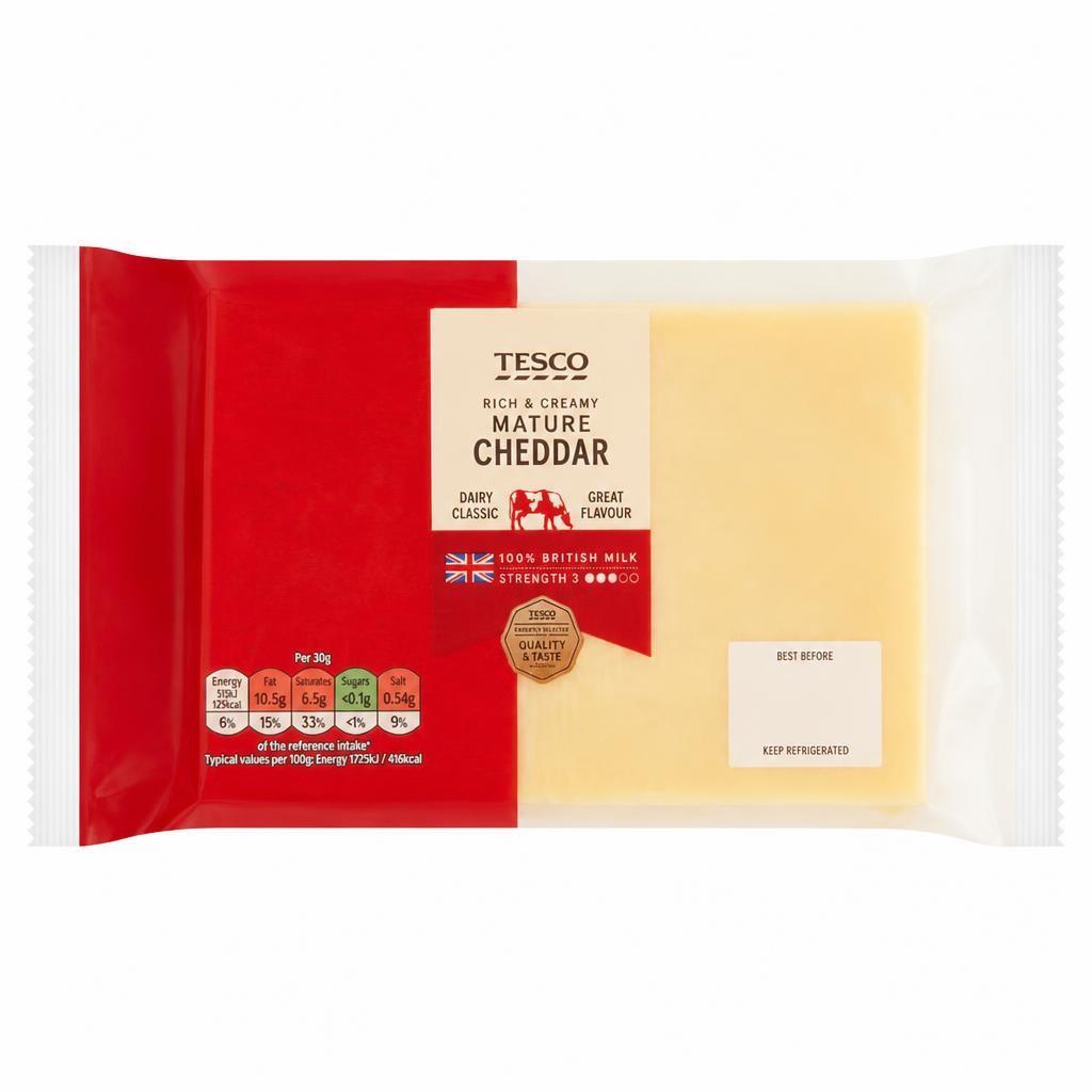 Tesco Mature Cheddar 700G