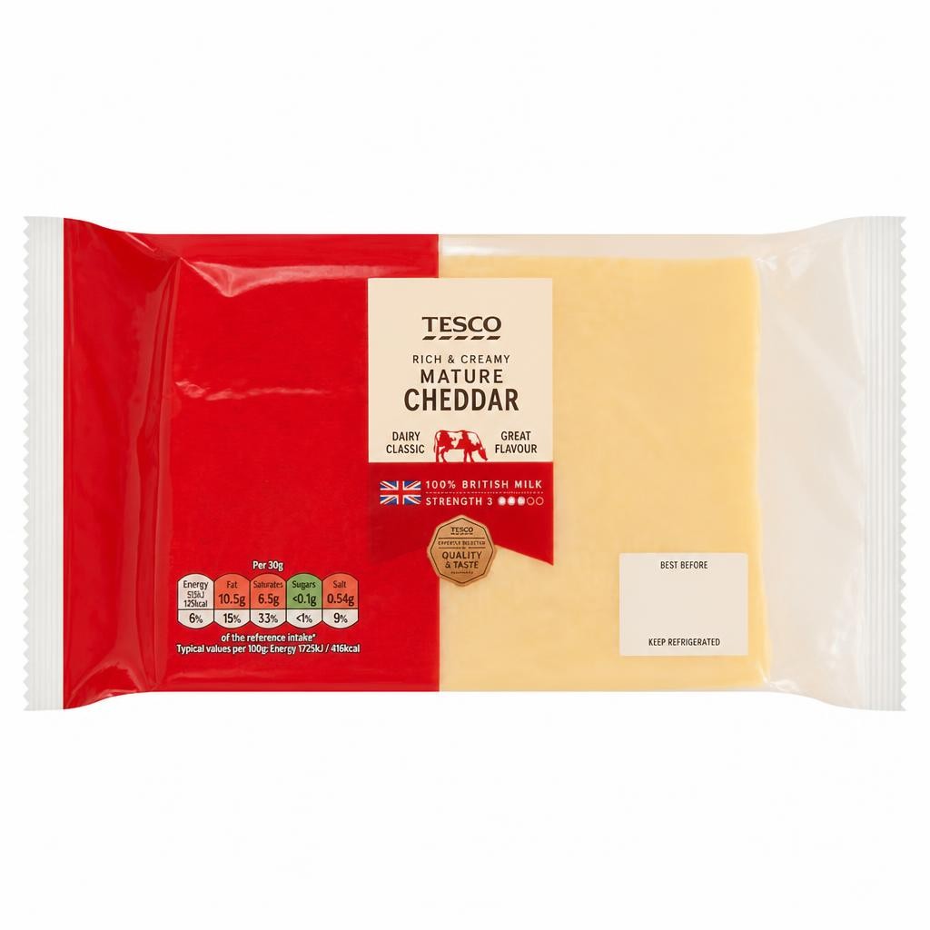 Tesco Mature Cheddar 700G