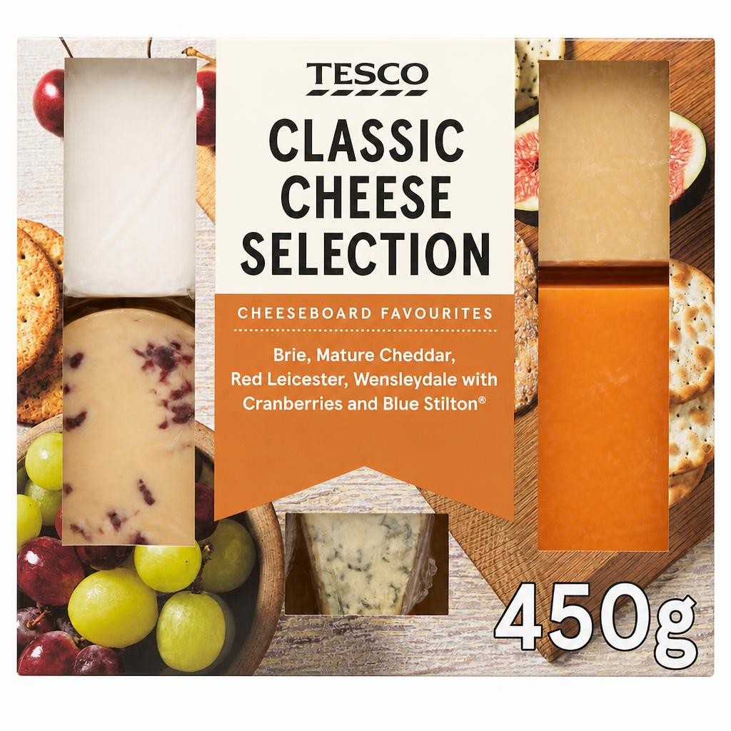 Tesco Classic Cheese Selection 450G