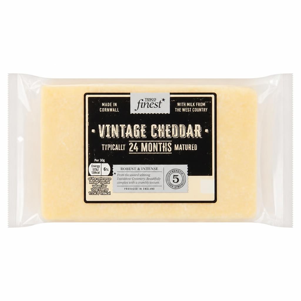 Tesco Finest Vintage Cheddar Cheese 500g