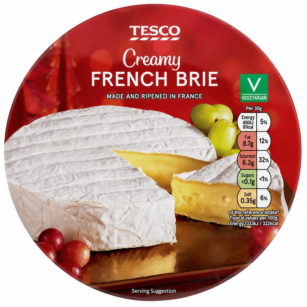 Tesco Creamy French Brie 500g