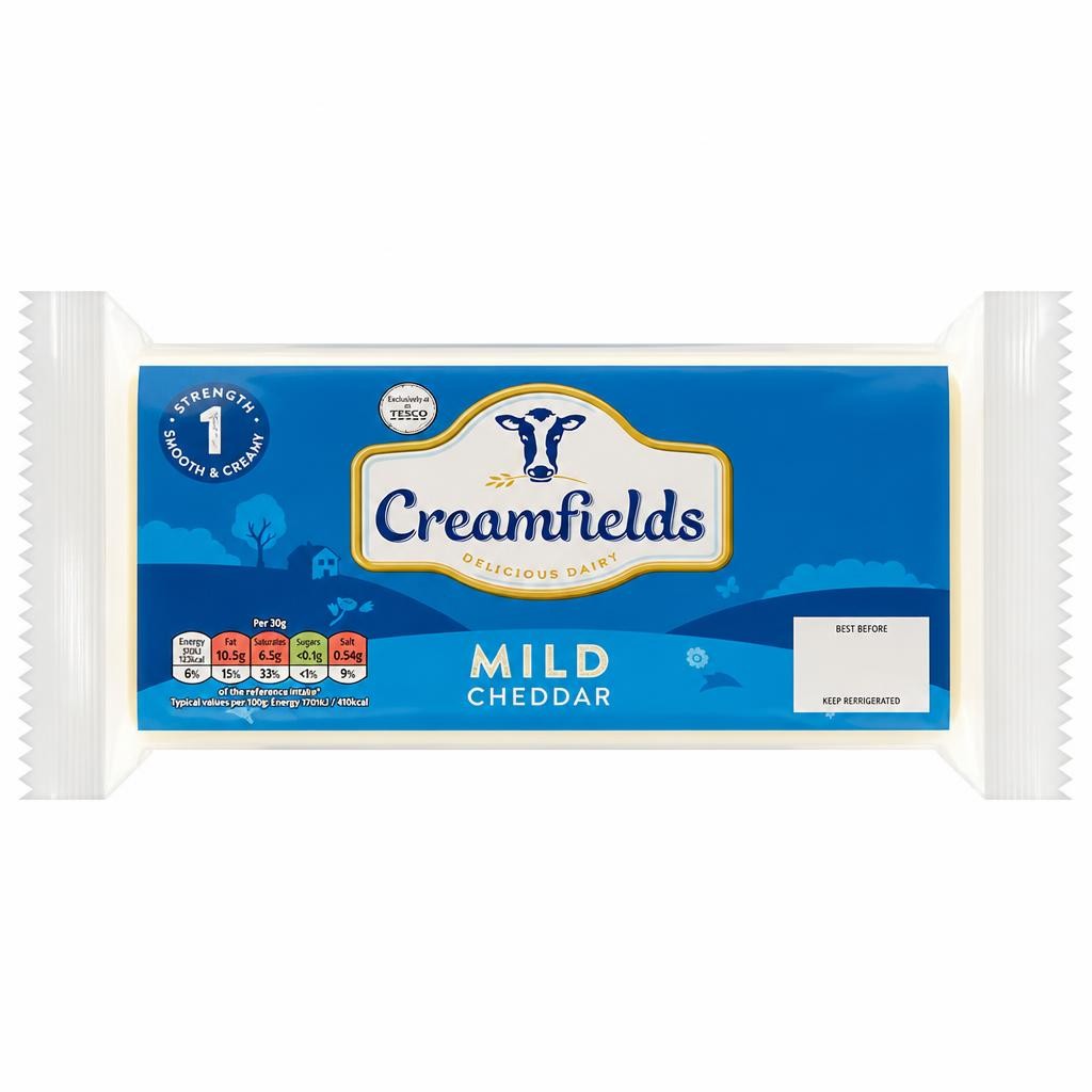 Creamfields Mild Cheddar 900g