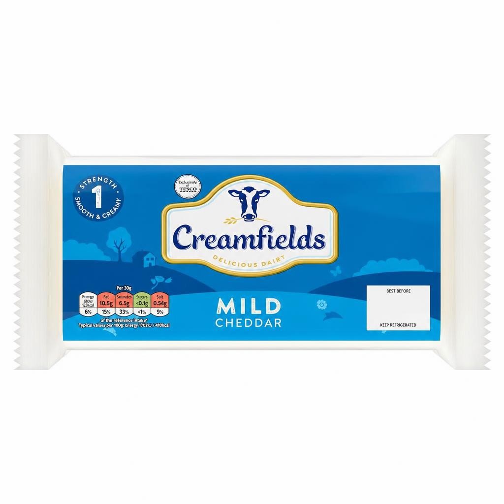 Creamfields Mild Cheddar 900g