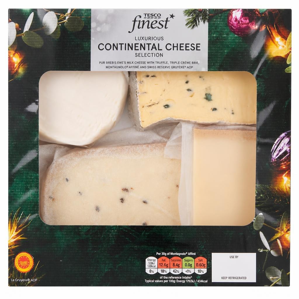 Tesco Finest Luxurious Continental Cheese Selection 475g