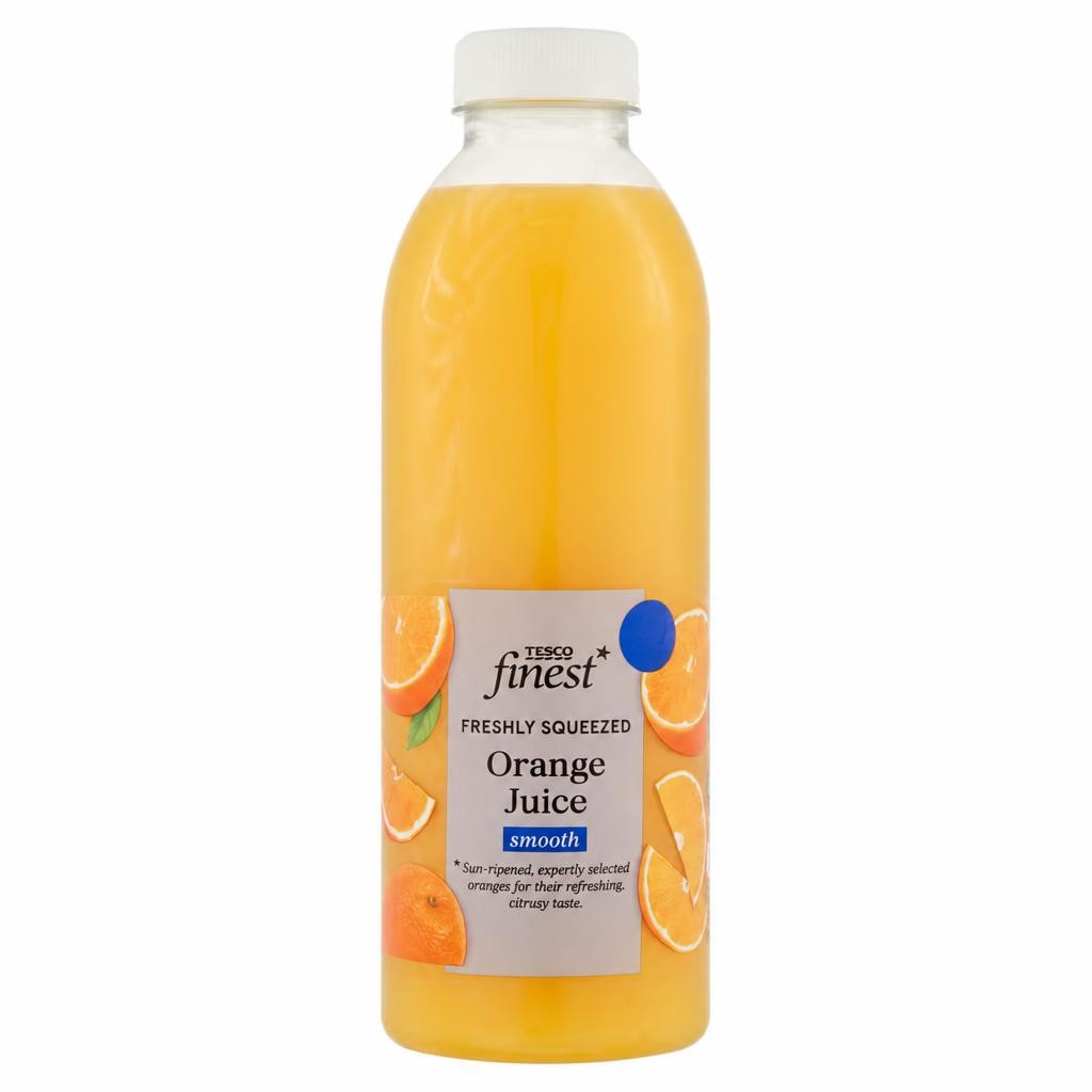 Tesco Finest Freshly Squeezed Orange Juice Smooth 750ml