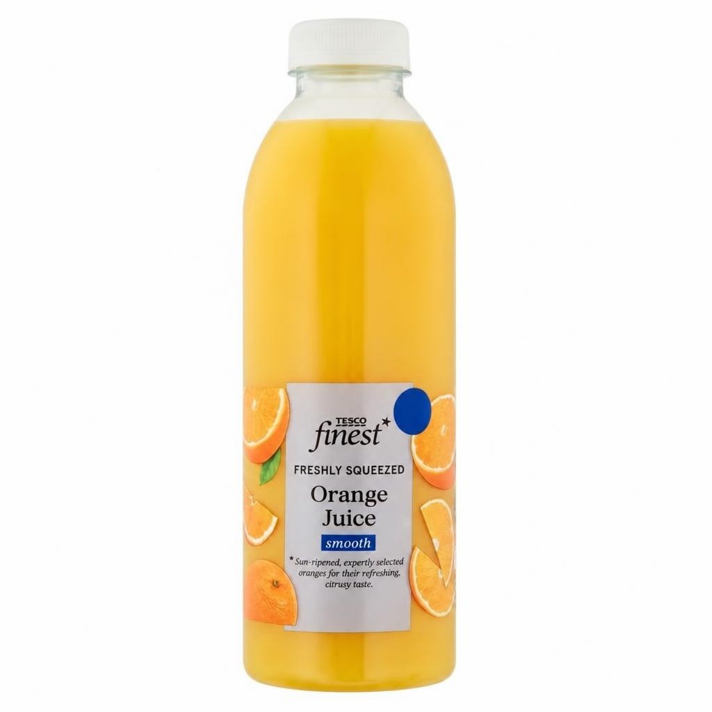 Tesco Finest Freshly Squeezed Orange Juice Smooth 750ml
