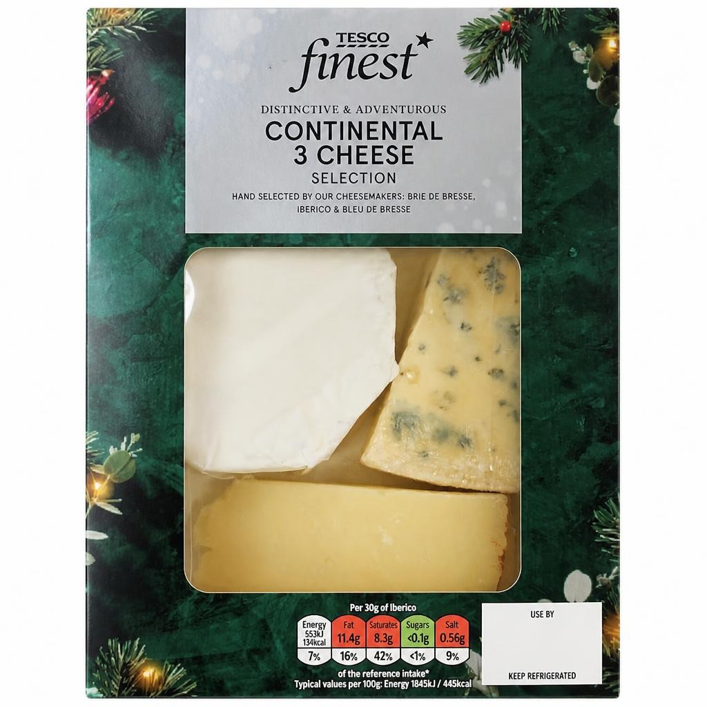 Tesco Finest continental 3 cheese selection 290g