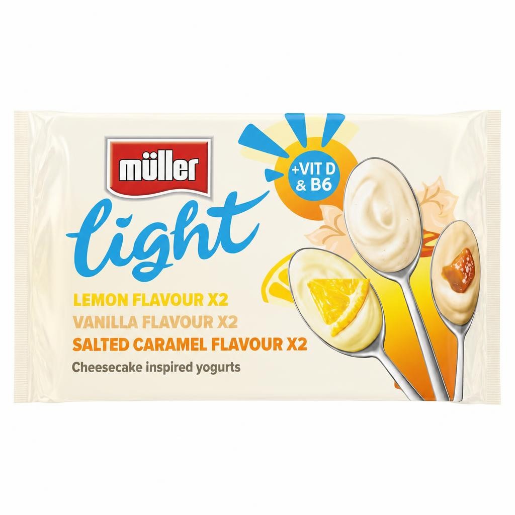 Muller Light Cheesecake Yogurt 6x140g
