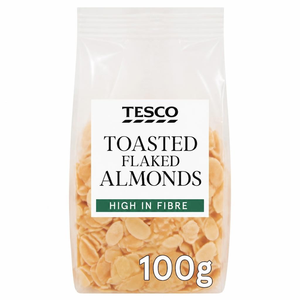 Tesco Toasted Flaked Almonds 100G