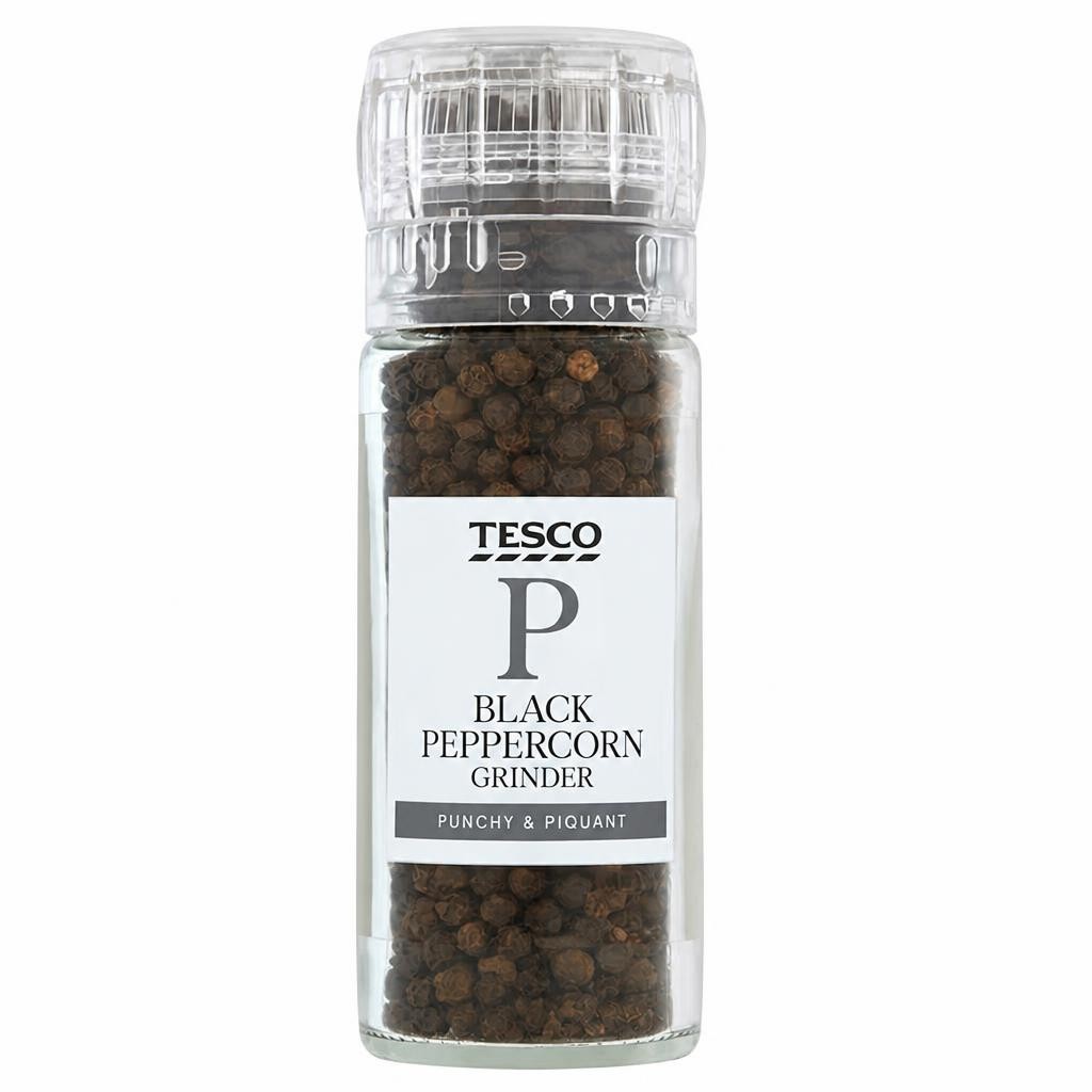 Tesco Black Peppercorn Grinder 50G