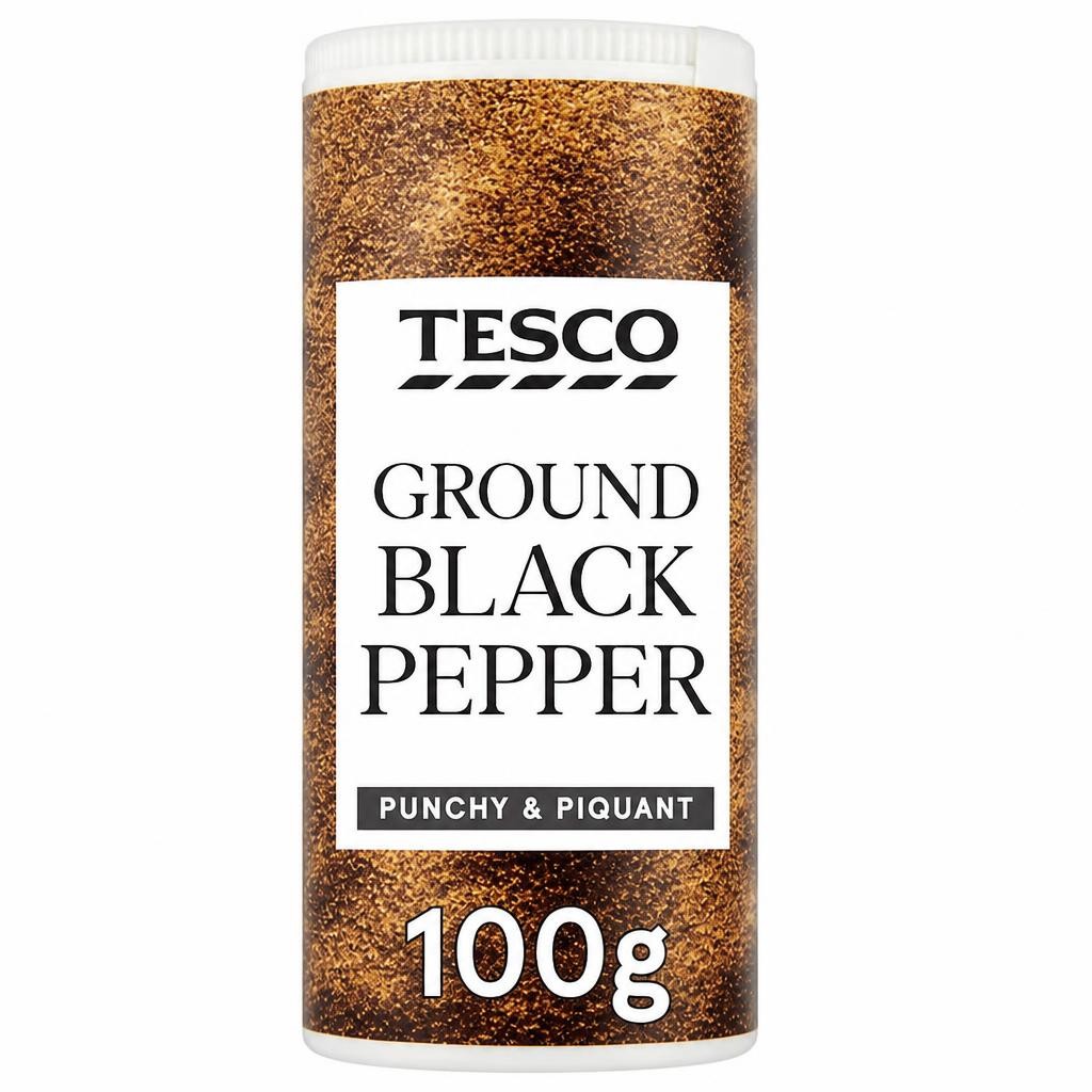 Tesco Ground Black Pepper 100G