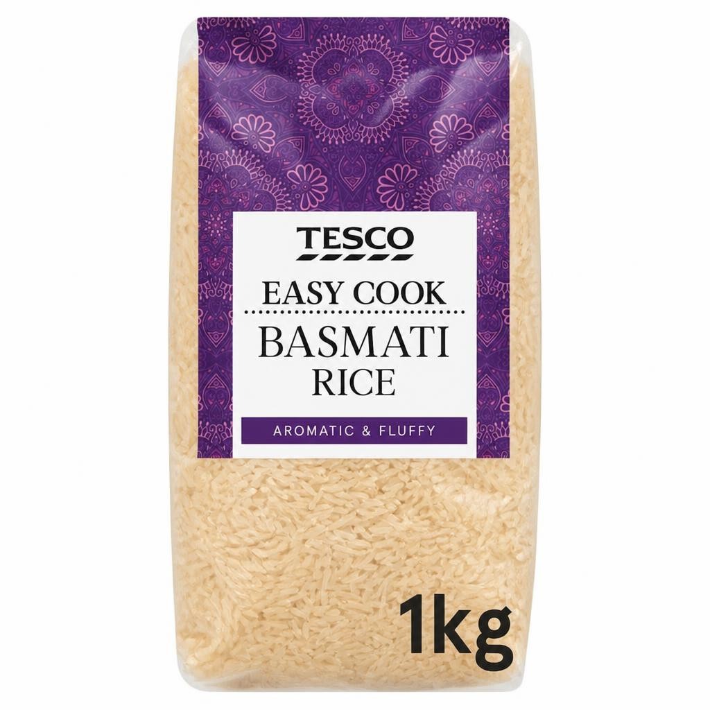 Tesco Easy Cook Basmati Rice 1Kg