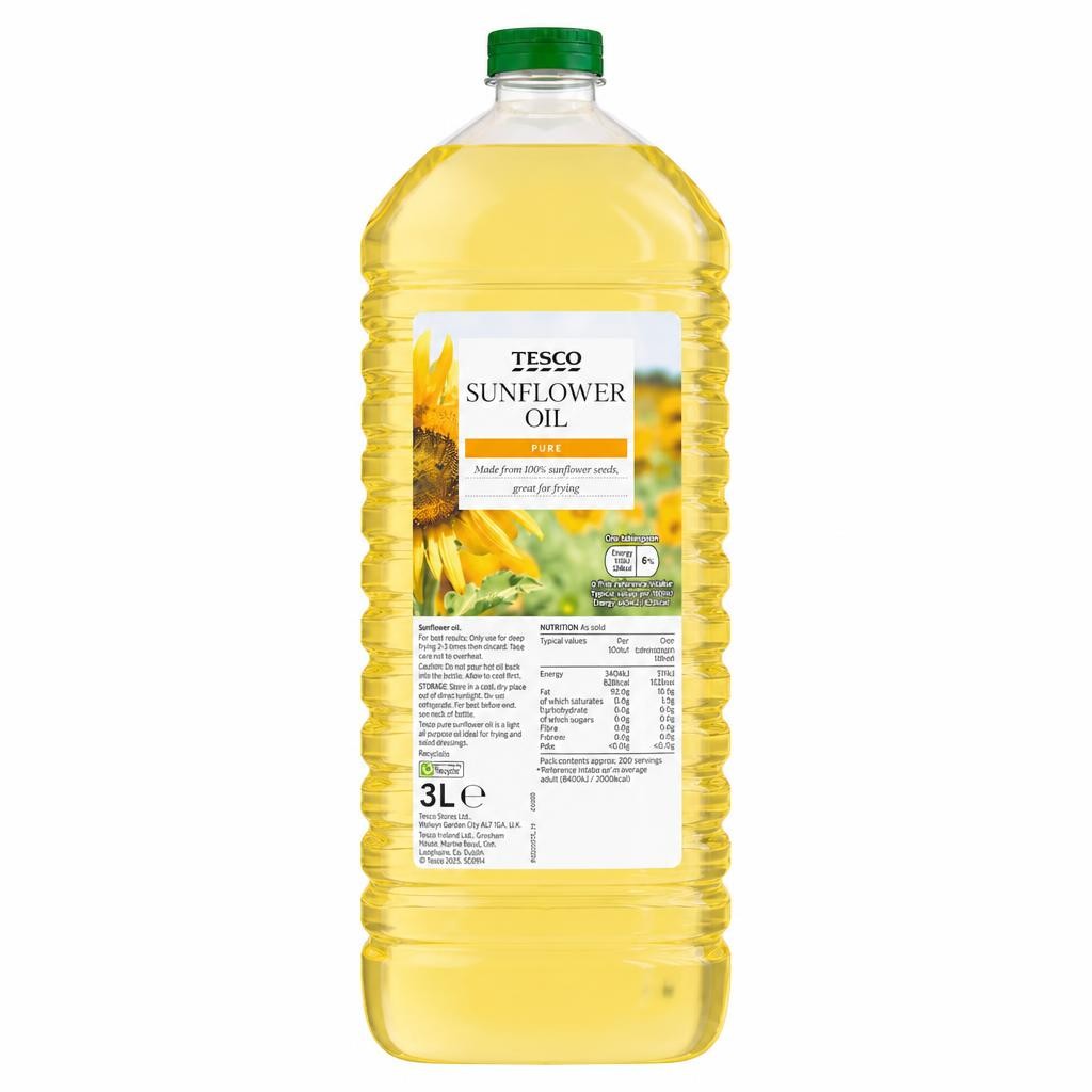Tesco Pure Sunflower Oil 3L